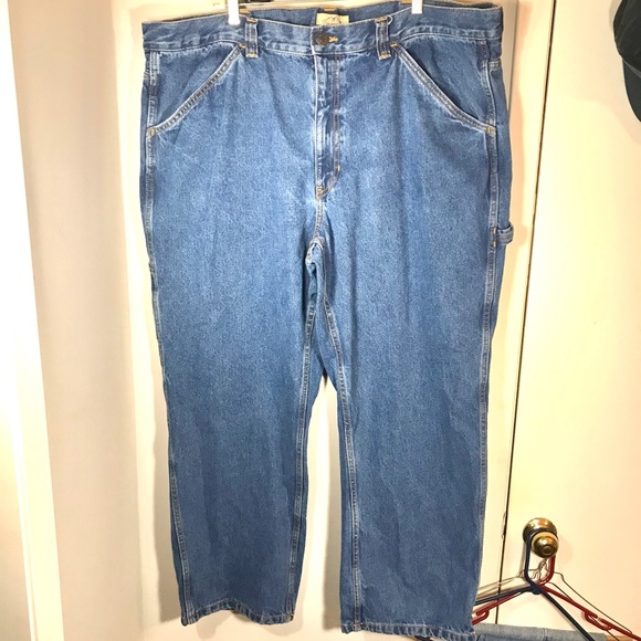 Blue Mountain relaxed fit carpenter jeans size 44x30 Preowned - Picture 4 of 6